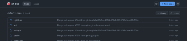 Доступна децентрализованная система отслеживания ошибок git-bug 0.11 Доступна децентрализованная система отслеживания ошибок git-bug 0.11