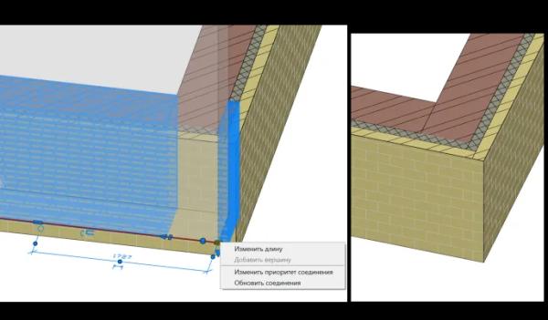 Моделирование многослойной стены в nanoCAD BIM Строительство на примере двухэтажного коттеджа