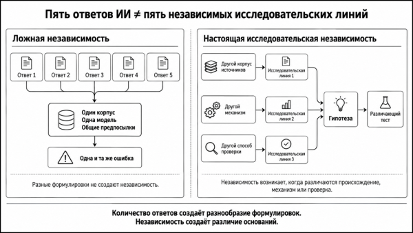 Одиночный исследователь с ИИ: как собирать новое из разных предметных областей Одиночный исследователь с ИИ: как собирать новое из разных предметных областей