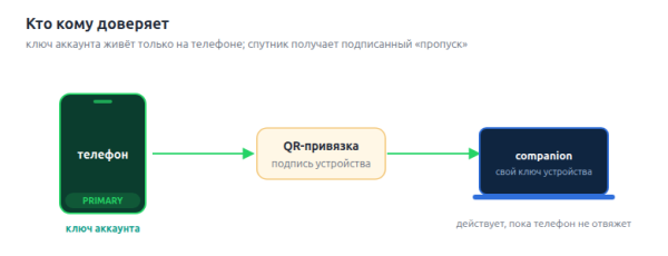Primary и Secondary: как устроен мультидевайс WhatsApp* Primary и Secondary: как устроен мультидевайс WhatsApp*