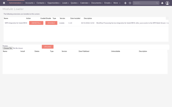 WPS: асинхронные бизнес-процессы для SuiteCRM WPS: асинхронные бизнес-процессы для SuiteCRM